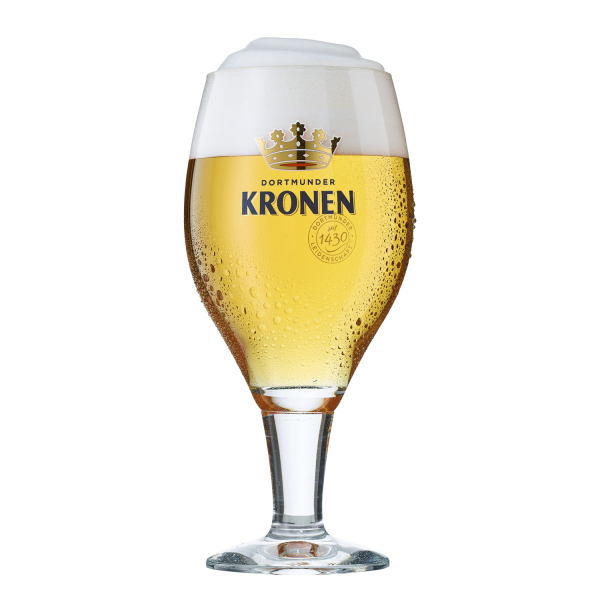 Dortmunder Kronen Classic Pokal 0,2 l Frontalansicht